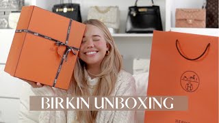 HERMÈS BIRKIN 25 UNBOXING 🍊  WE FOUND IT [upl. by Schlosser]