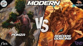 Ponza VS Rakdos Goblins MTG Modern [upl. by Annawat]