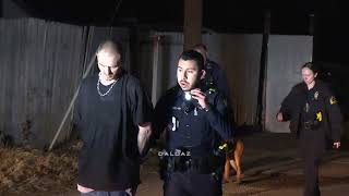 Dallas Police K9 Arrest Suspects Hiding In Backyard [upl. by Korb798]