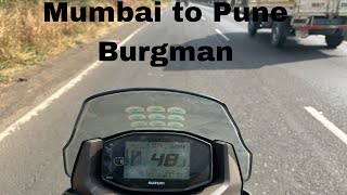 Mumbai to Pune  burgman  smooth ride [upl. by Edric845]