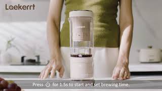 【Cold Brew Machine】 How to use Laekerrt wireless cold brew maker [upl. by Onilecram751]