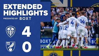 Extended highlights  Leeds United 40 Norwich City Agg 40  EFL Championship Playoff [upl. by Chico]