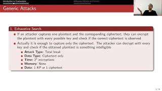 Block Cipher Cryptanalysis [upl. by Vel]