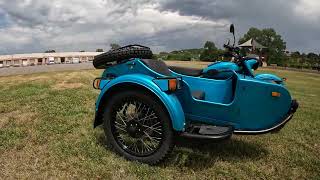 Ural Sidecar Motorcycle—Carribean Blue [upl. by Aplihs217]