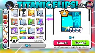 🤑 TITANIC FLIPS┃Trading Montage 9  Pet Simulator 99 [upl. by Irehc848]