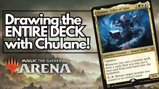 Chulane Teller of Tales INFINITE CARD DRAW  Magic The Gathering Arena [upl. by Siuqramed]