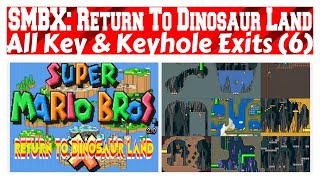 SMBX Return To Dinosaur Land  All Secret Exits 6 [upl. by Enorej]