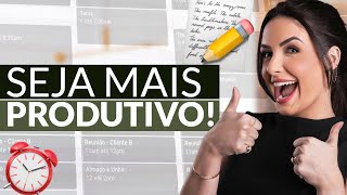 COMO FAZER ORGANIZACÃO DA AGENDA E ROTINA  Aumente sua produtividade [upl. by Loris755]