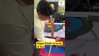 beginner bow archeryequipment happydiwali shortsfeed shorts motivation [upl. by Eugenie]