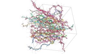 300K P3HT nutate rotate then 300K MolecularDynamics [upl. by Nylrebma]