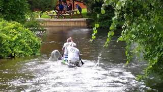 2018 AuSable Canoe Marathon Sprint  Eric Batway  Carson Burmeister [upl. by Dovev]