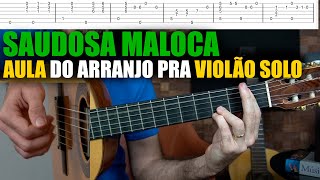 AULA de VIOLÃO  Saudosa Maloca Adoniran Barbosa  Demonios da Garoa [upl. by Eliak]