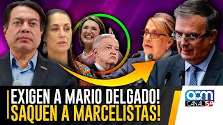 RECLAMAN MORENISTAS A MARIO DELGADO SAQUEN A MARCELISTAS APLAUDIDORES DE LA TAMALERA [upl. by Remmus]