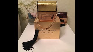 Unboxing Marc Jacobs Decadence One Eight K Edition bilingual Распаковка Marc Jacobs Decadence 18K [upl. by Akisej880]