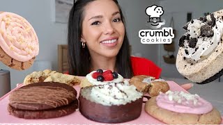 ASMR CRUMBL COOKIE TASTE TEST 🍪❤️ [upl. by Gualterio]