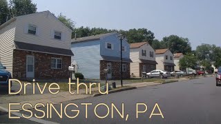 A DRIVE THRU TINICUM TOWNSHIP  PT 1  ESSINGTON PA  DELAWARE COUNTY [upl. by Galvin]