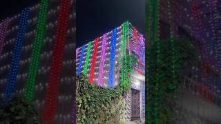 Pixel led light building decoration pixelledlightdecoration shorts [upl. by Karp]