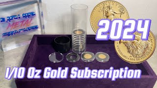 110 Oz American Gold Eagle Subscription from Great Lakes Coin gold fractionalgold [upl. by Ahsatak]