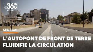 Dakar l’autopont de Front de terre ouvert à la circulation [upl. by Parthenia674]