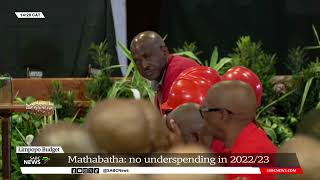 Limpopo Budget  No underspending in 202223 financial year Mathabatha [upl. by Pris]