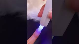 White Pink Gradient  Gel Nail Stickers nailart asmr satisfyingvideo [upl. by Borden704]