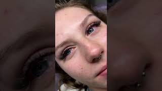 Наращивание ресниц 2Д лиса мастер Арина lashextensions lashstudio ресницы [upl. by Deragon186]