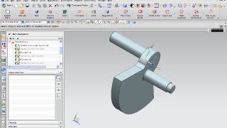 Kurbelwelle Sternmotor klein  Siemens NX 8 Training [upl. by Damales221]