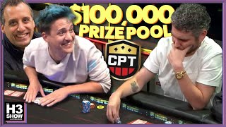 We Play Poker w Ninja Impractical Jokers amp More  H3 Show 83 [upl. by Adnamaa]