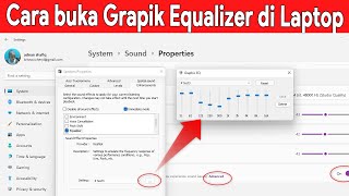 cara buka setting grafik equalizer di laptop [upl. by Aerdnahs]