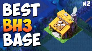 BEST Builder Hall 3 Base Copy Link  BH3 Defense base Anti 2 Star Layout  Clash of Clans [upl. by Herstein]