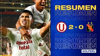 Resumen Universitario 20 FBC Melgar TorneoAperturaXGOLPERU [upl. by Arnaldo]