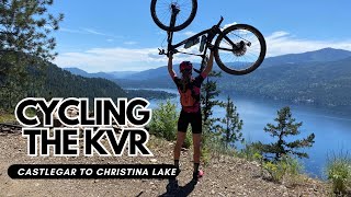 CYCLING THE KVR  CASTLEGAR TO CHRISTINA LAKE [upl. by Acinoreb]