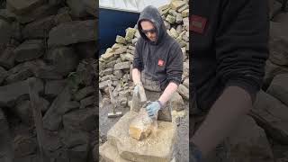 Crafting a Yorkshire Stone Copin drystone landscape Wall craft [upl. by Nnylarat]