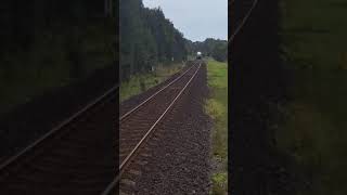 Xpt train at Sawtell StationHorn [upl. by Berthe]