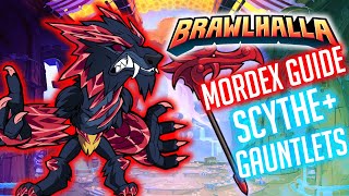 Pro Brawlhalla Guide  Easy Mordex Scythe And Gauntlet Combos And Strings [upl. by Taber613]