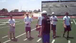 Punting Drills and Punting Instruction at Kicking Camp [upl. by Nyrehtac754]