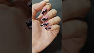 Toothpick Nail Art Design 💅piubhol nailart youtubeshorts [upl. by Eetsirk]