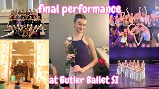 Butler Ballet Summer Intensive Performance vlog 🩰💙 [upl. by Cornelle703]