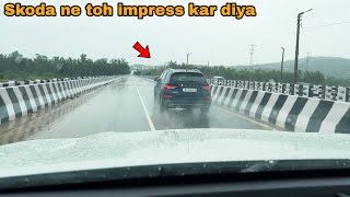 Drag race between Skoda Kodiaq Awd and Toyota Legender  Overpriced Toyota [upl. by Granthem]