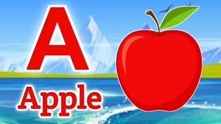 abcde a for apple  ABCD song for children  abc song  phonics song  Divu learning kids [upl. by Hedwig206]