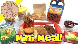 McDonalds Mini Happy Meal  Complete Toy Food Maker [upl. by Xymenes125]