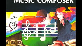 ATARI 800XL music composer [upl. by Ynnol]