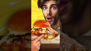 COMO HACER HAMBURGUESA DE POLLO CASERA burger cooking food asmr shorts hamburguesadepollo [upl. by Ahsitan186]