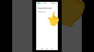 How to turn on schedule dark mode in Poco x5 pro and Redmi Phones  enable schedule dark modeshorts [upl. by Remos]