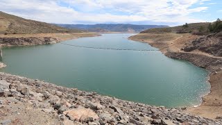 BLUE MESA DAM amp RESERVOIR  GUNNISON  COLORADO [upl. by Omrellig]