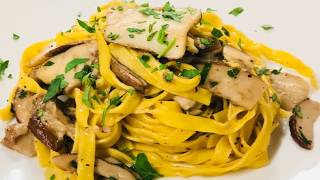 Tagliatelle ai funghi mashrooms pasta [upl. by Thorncombe]