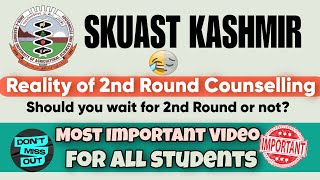 Skuast Kashmir 2nd Round Counselling Reality 😢  Dont waste money Must watch and share as u can 😧 [upl. by Arbas]