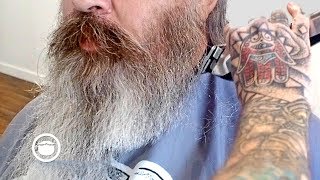 First Massive Beard Trim in a Year  Beardbrand Studio [upl. by Eindys739]