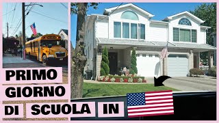 PRIMO GIORNO DI SCUOLA IN AMERICA E SUPERMERCATO ITALIANO [upl. by Nosnar917]