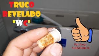 Truco revelado💡 ¿Porque no carga agua el inodoro del baño SOLUCCIONADO 🤫 [upl. by Eidoow]